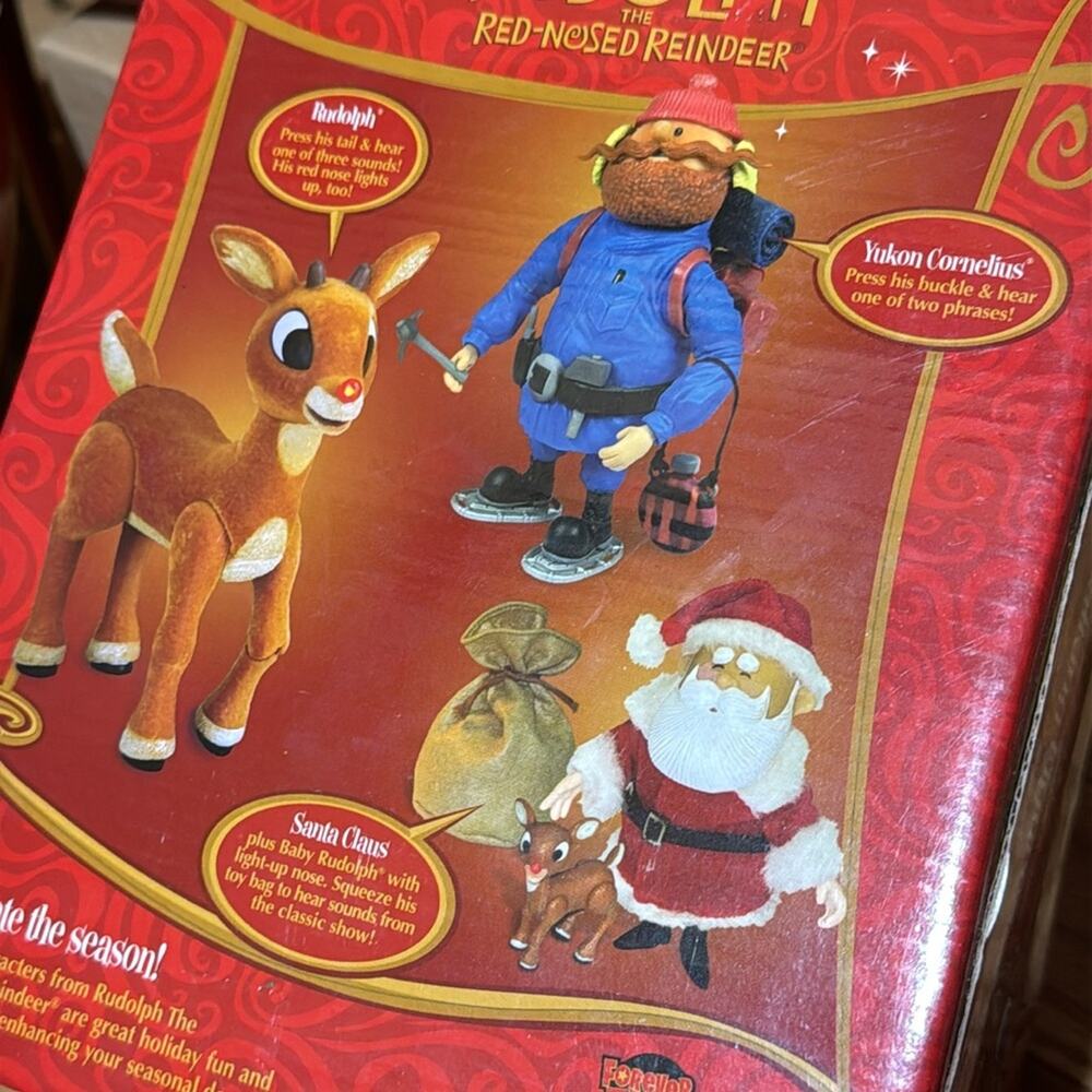 Rudolph The Red-Nosed Reindeer possible figure see description some may not work - Picture 5 of 7